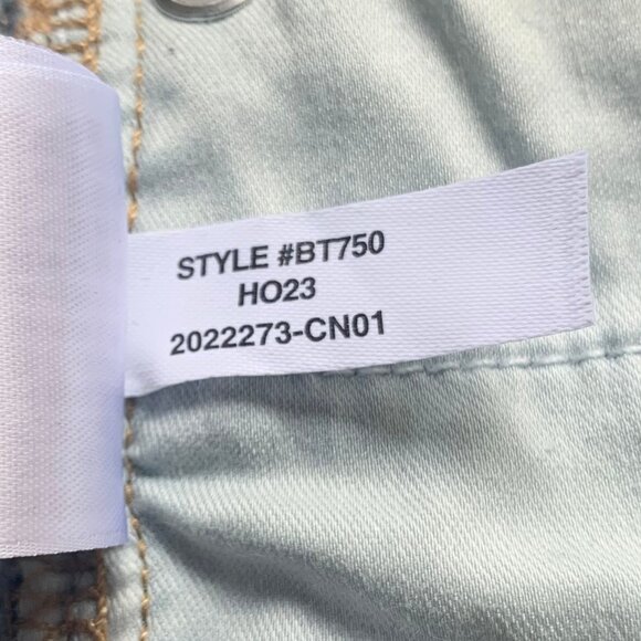 EUC J. Crew Slim Demi Boot Jean, Blue, Size 25 Petite - Picture 15 of 16